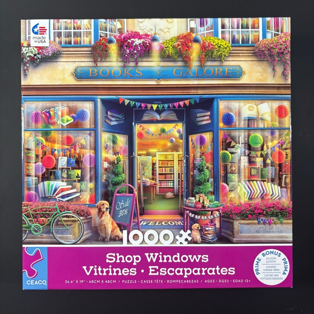 NEW Shop Windows 1000 Piece Jigsaw Puzzle by Ceaco